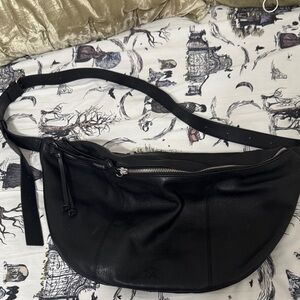 Black Leather Women's Bag